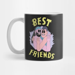 best friends love gay lgbt music hipster Mug